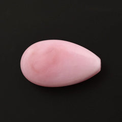 PINK OPAL LENTIL PEAR (HALF DRILL) 20X12MM 8.28 Cts.