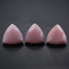 PINK OPAL CUT TRILLION 12MM 4.35 Cts.