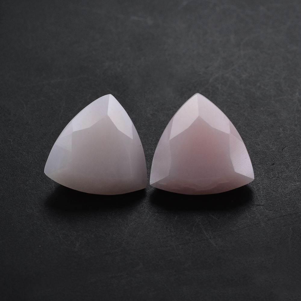 PINK OPAL CUT TRILLION 12MM 3.89 Cts.