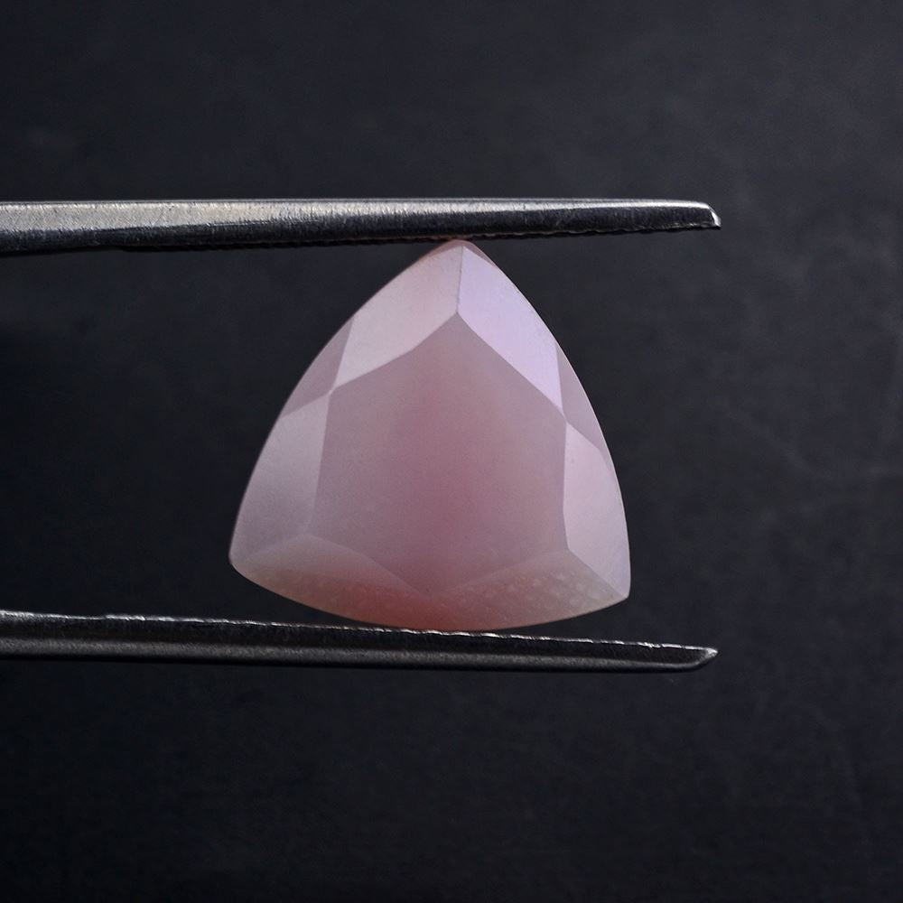 PINK OPAL CUT TRILLION 12MM 4.10 Cts.