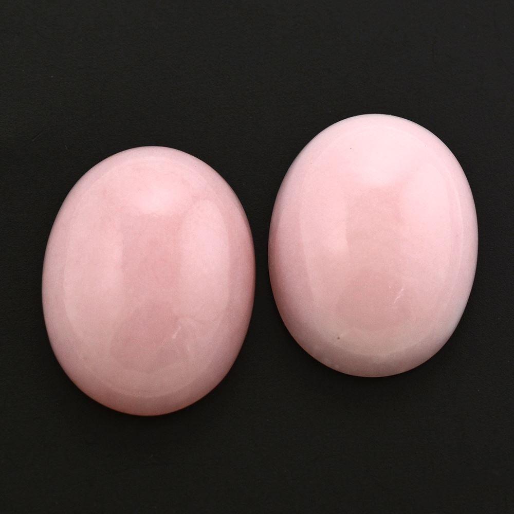 PINK OPAL OVAL CAB 20X15MM 13.05 Cts.