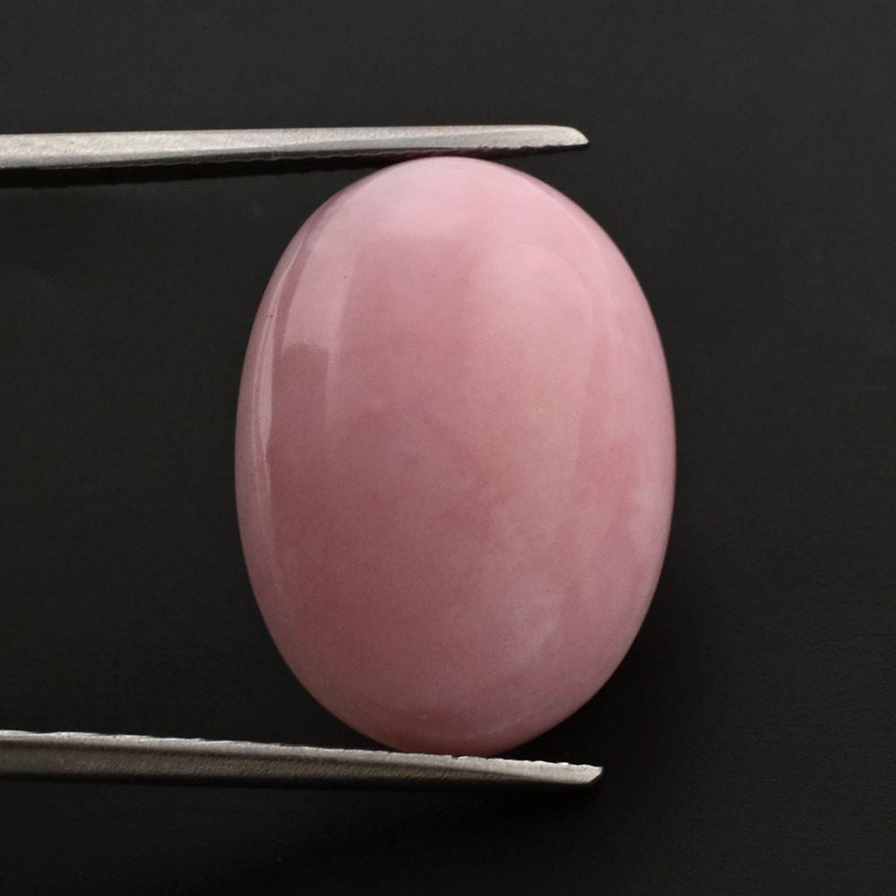 PINK OPAL OVAL CAB 20X15MM 13.44 Cts.