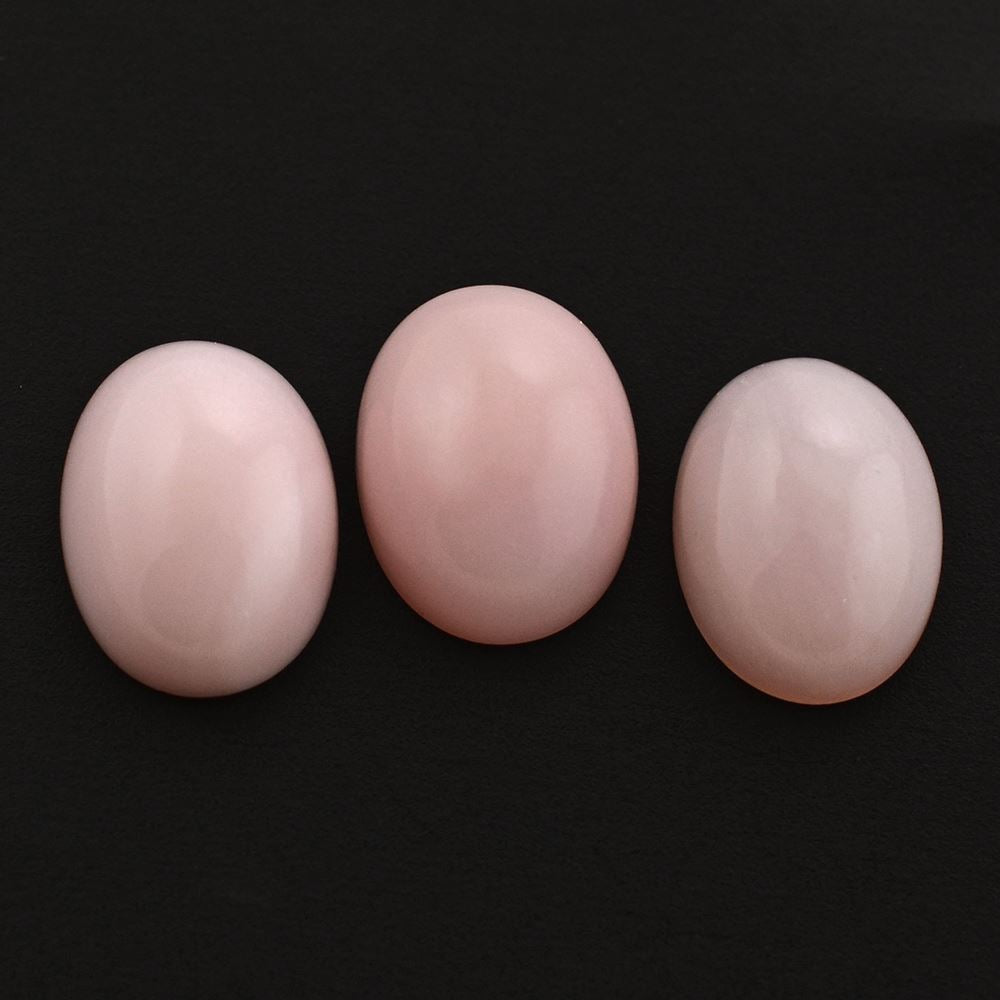 PINK OPAL OVAL CAB 8X6MM 0.91 Cts.