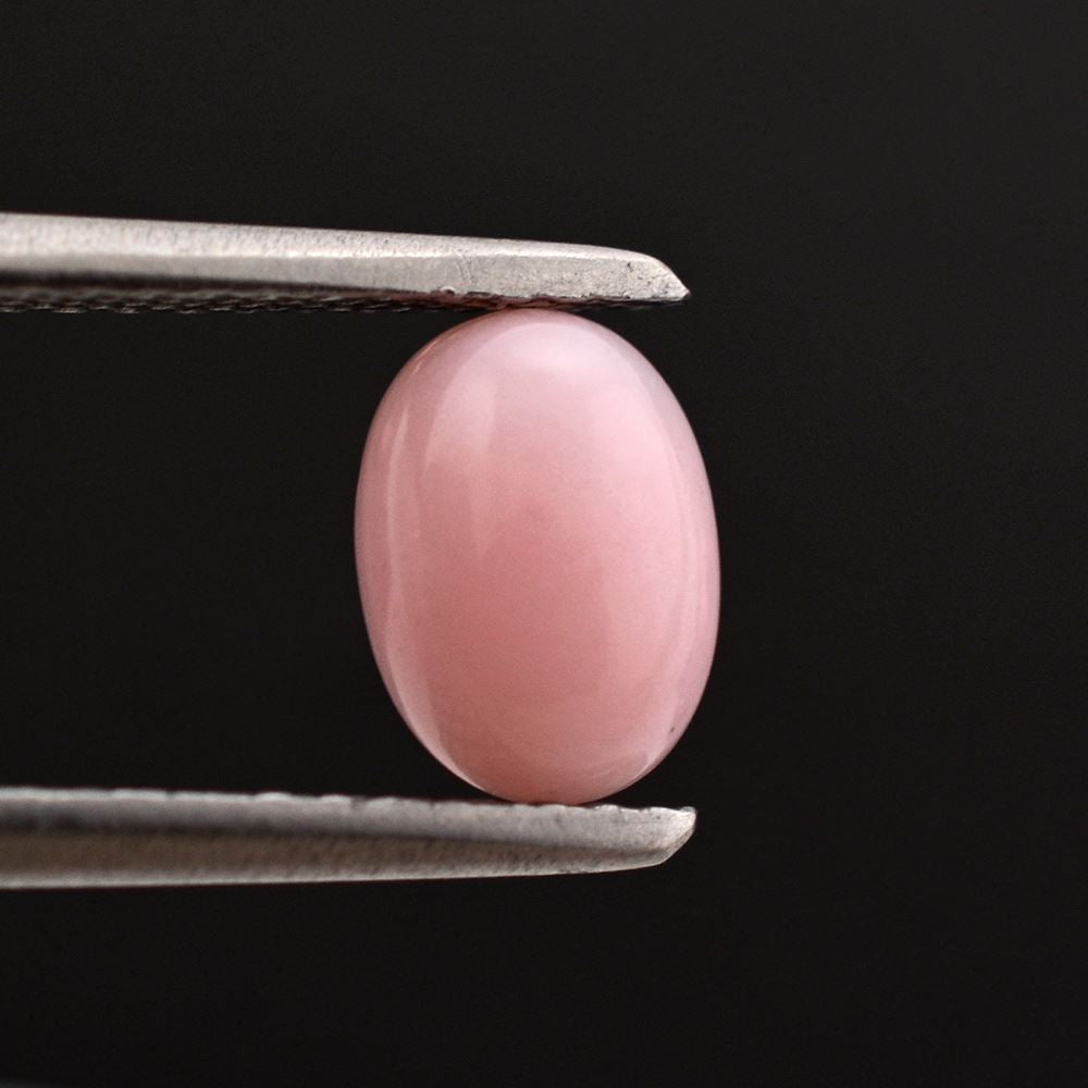 PINK OPAL OVAL CAB 7X5MM 0.73 Cts.