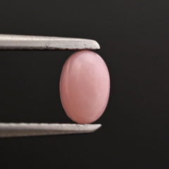 PINK OPAL OVAL CAB 6X4MM 0.39 Cts.