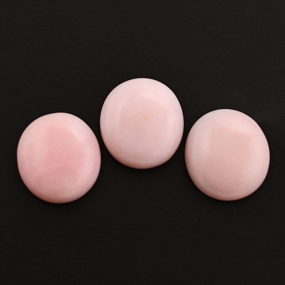 PINK OPAL OVAL CAB 11X10MM 2.38 Cts.