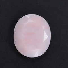 PINK OPAL BOTH SIDE TABLE CUT OVAL 15X13MM 4.81 Cts.