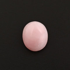 PINK OPAL OVAL CAB (FROSTED BOTTOM) 7.50X6MM 0.79 Cts.