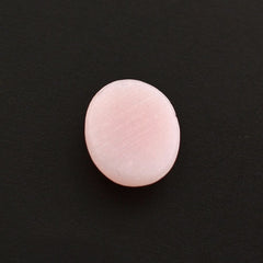 PINK OPAL OVAL CAB (FROSTED BOTTOM) 7.50X6MM 0.79 Cts.