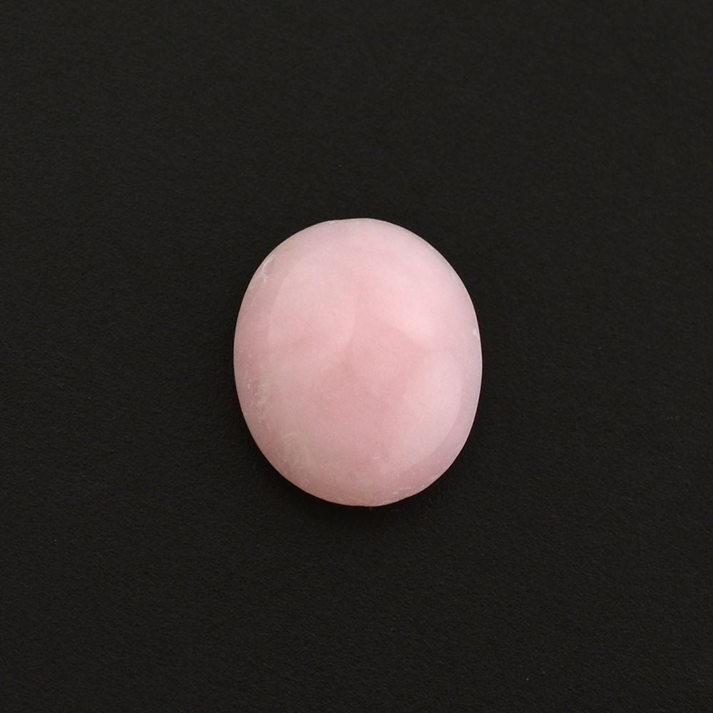 PINK OPAL OVAL CAB (FROSTED BOTTOM) 7.50X6MM 0.82 Cts.