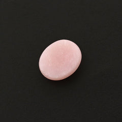 PINK OPAL OVAL CAB (FROSTED BOTTOM) 7.50X6MM 0.82 Cts.