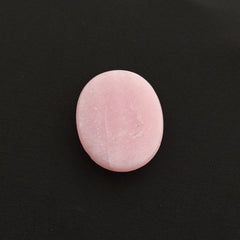 PINK OPAL FLAT OVAL CAB (FROSTED BOTTOM) 10X8.50MM 1.68 Cts.