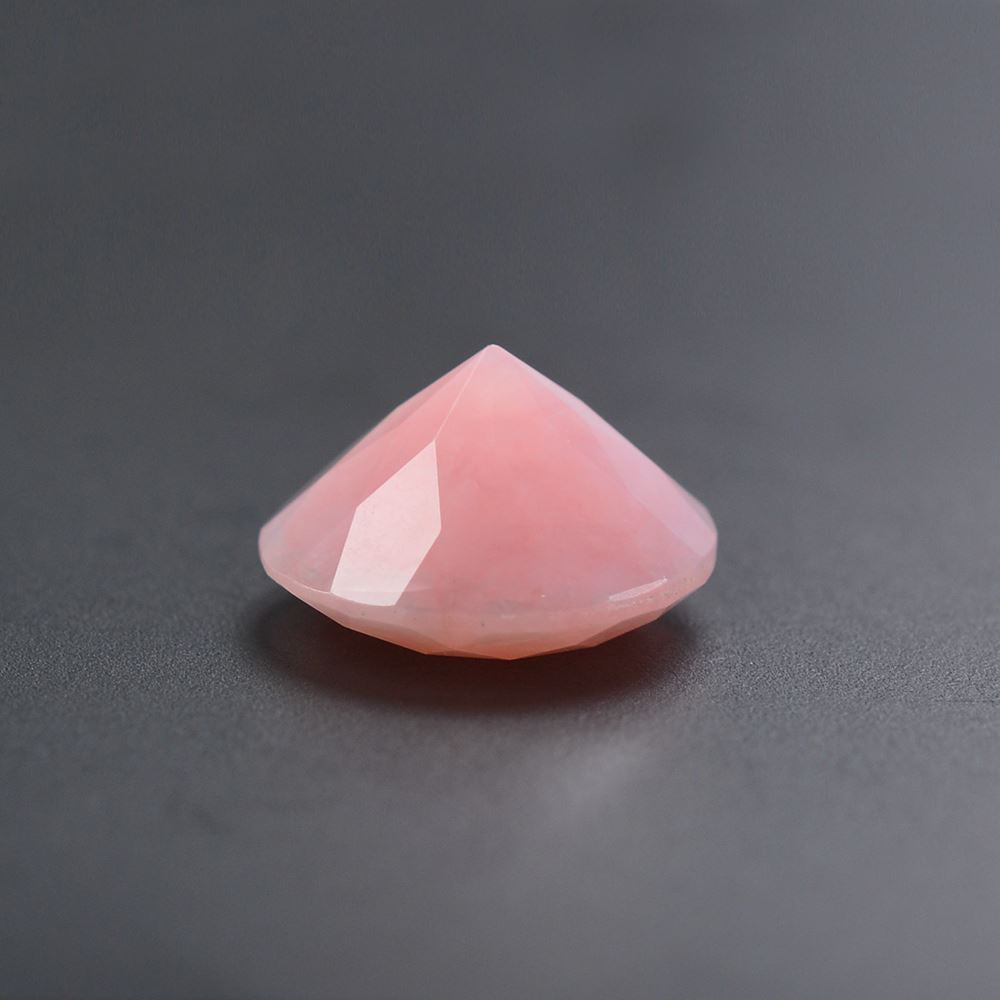 PINK OPAL CUT ROUND 10MM (MEDIUM/SI)  2.71 Cts.