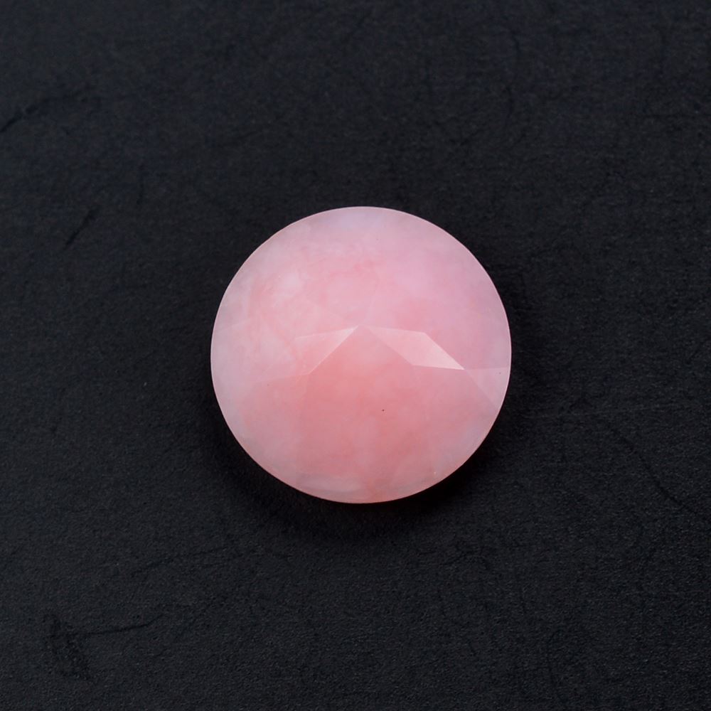 PINK OPAL CUT ROUND 10MM (MEDIUM/SI)  2.71 Cts.