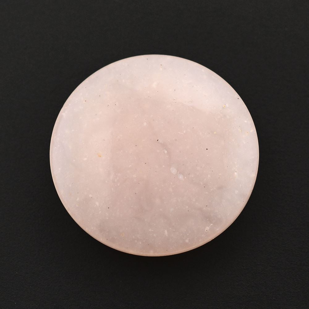 PINK OPAL LENTIL ROUND 15MM 6.13 Cts.