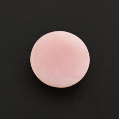 PINK OPAL FLAT ROUND CAB 11MM 2.54 Cts.