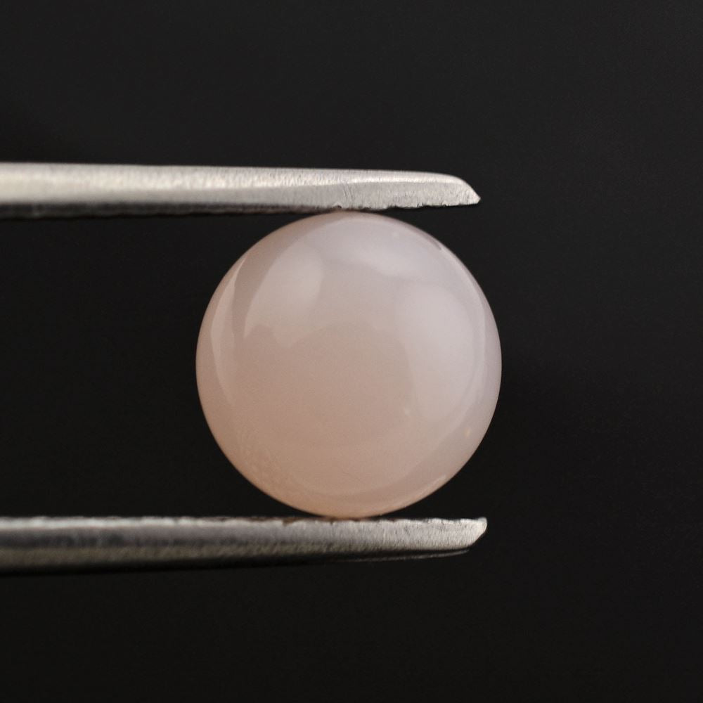 PINK OPAL LENTIL ROUND 7MM 1.05 Cts.