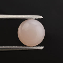 PINK OPAL LENTIL ROUND 7MM 1.05 Cts.