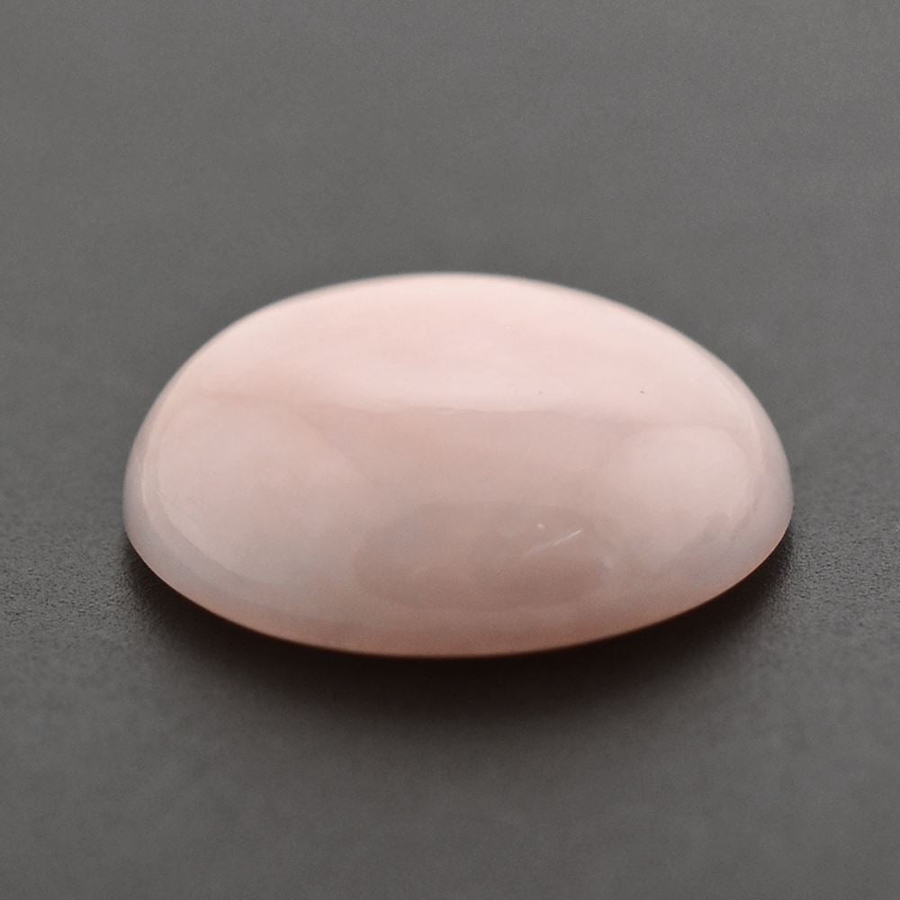 PINK OPAL FLAT ROUND CAB 12MM 3.27 Cts.