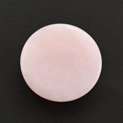 PINK OPAL FLAT ROUND CAB 12MM 3.27 Cts.