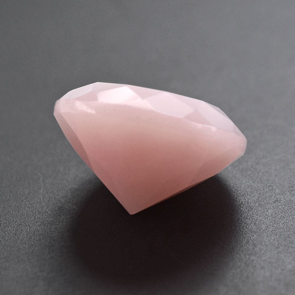 PINK OPAL CUT ROUND 12MM 4.62 Cts.