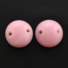 PINK OPAL SHIRT BUTTON ROUND (FULL DRILL) 10MM 3.17 Cts.