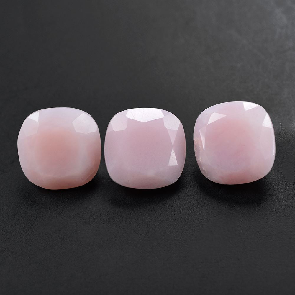 PINK OPAL CUT CUSHION 10MM 3.00 Cts.