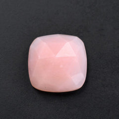 PINK OPAL ROSE CUT CUSHION CAB 10MM 3.18 Cts.
