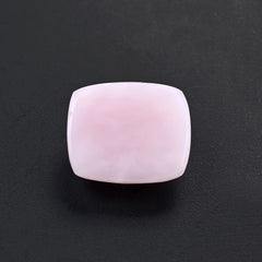 PINK OPAL CHECKER CUSHION CAB 12X10MM 3.63 Cts.
