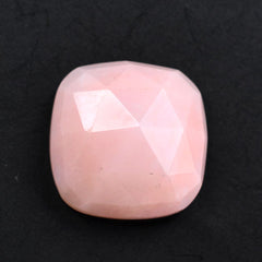 PINK OPAL ROSE CUT CUSHION CAB 14MM 8.56 Cts.