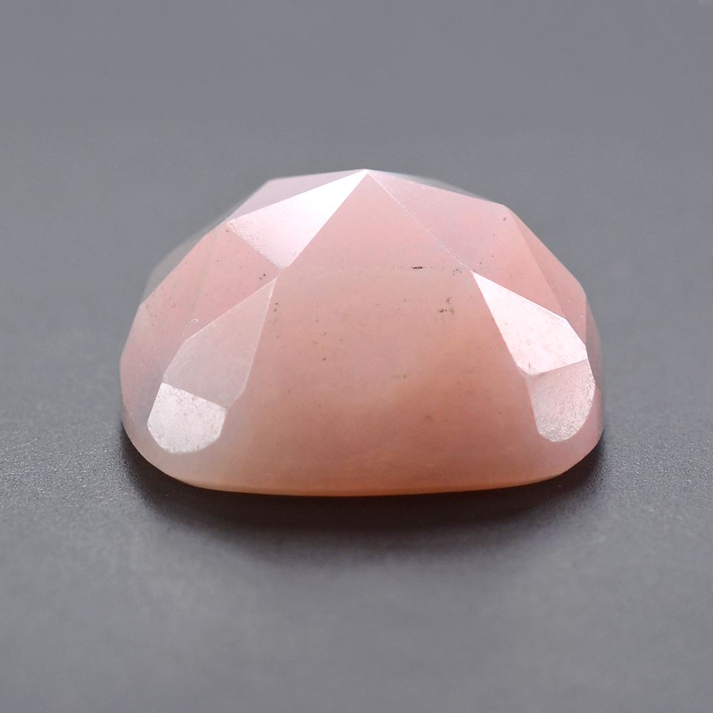 PINK OPAL ROSE CUT CUSHION CAB 14MM 8.56 Cts.