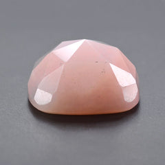 PINK OPAL ROSE CUT CUSHION CAB 14MM 8.56 Cts.
