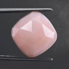 PINK OPAL ROSE CUT CUSHION CAB 14MM 8.56 Cts.