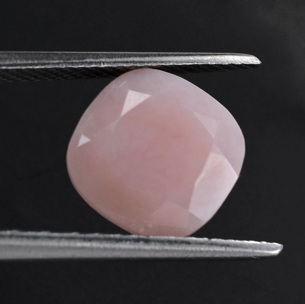 PINK OPAL CUT CUSHION 10MM 3.05 Cts.