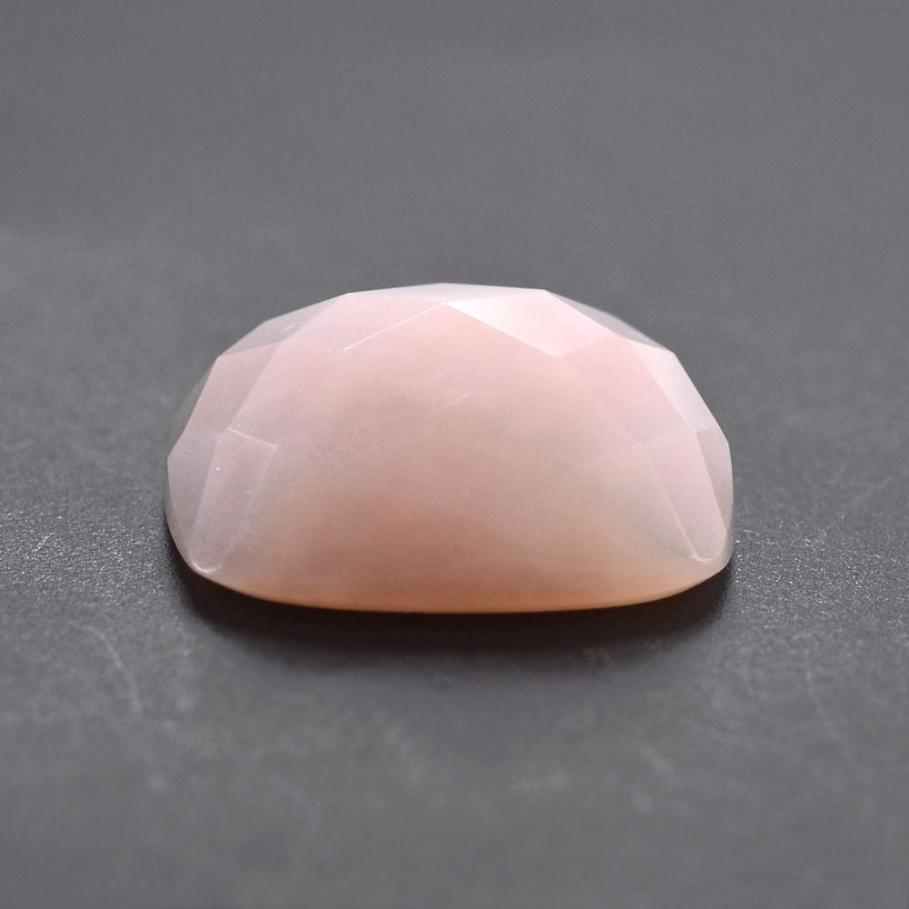 PINK OPAL CHECKER CUSHION CAB 12X10MM 3.56 Cts.