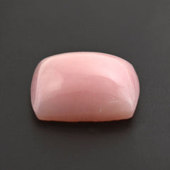 PINK OPAL FLAT CUSHION CAB (FROSTED BOTTOM) 11.50MM 3.52 Cts.