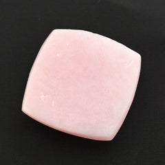 PINK OPAL FLAT CUSHION CAB (FROSTED BOTTOM) 13.50MM 5.16 Cts.