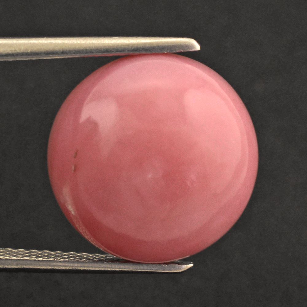 PINK OPAL ROUND CAB 14MM 8.80 Cts.