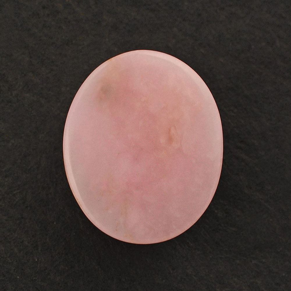 PINK OPAL OVAL CAB 12X10MM 3.68 Cts.