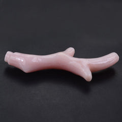 PINK OPAL PLAIN CORAL BRANCH SHAPE FANCY 30X5MM 5.64 Cts.