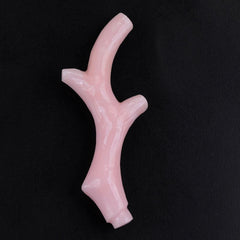 PINK OPAL PLAIN CORAL BRANCH SHAPE FANCY 30X5MM 5.64 Cts.