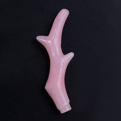 PINK OPAL PLAIN CORAL BRANCH SHAPE FANCY 30X5MM 5.58 Cts.