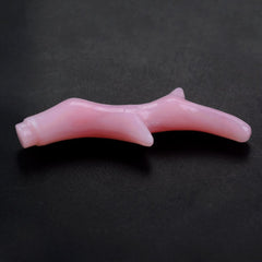 PINK OPAL PLAIN CORAL BRANCH SHAPE FANCY 30X5MM 5.58 Cts.