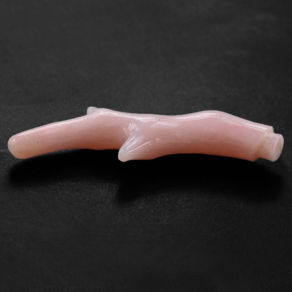 PINK OPAL CORAL BRANCH SHAPE FANCY 30X5MM 5.77 Cts.