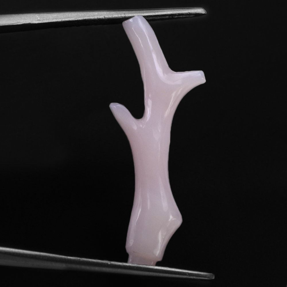 PINK OPAL CORAL BRANCH SHAPE FANCY 30X5MM 5.24 Cts.