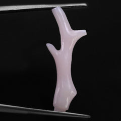 PINK OPAL CORAL BRANCH SHAPE FANCY 30X5MM 5.24 Cts.