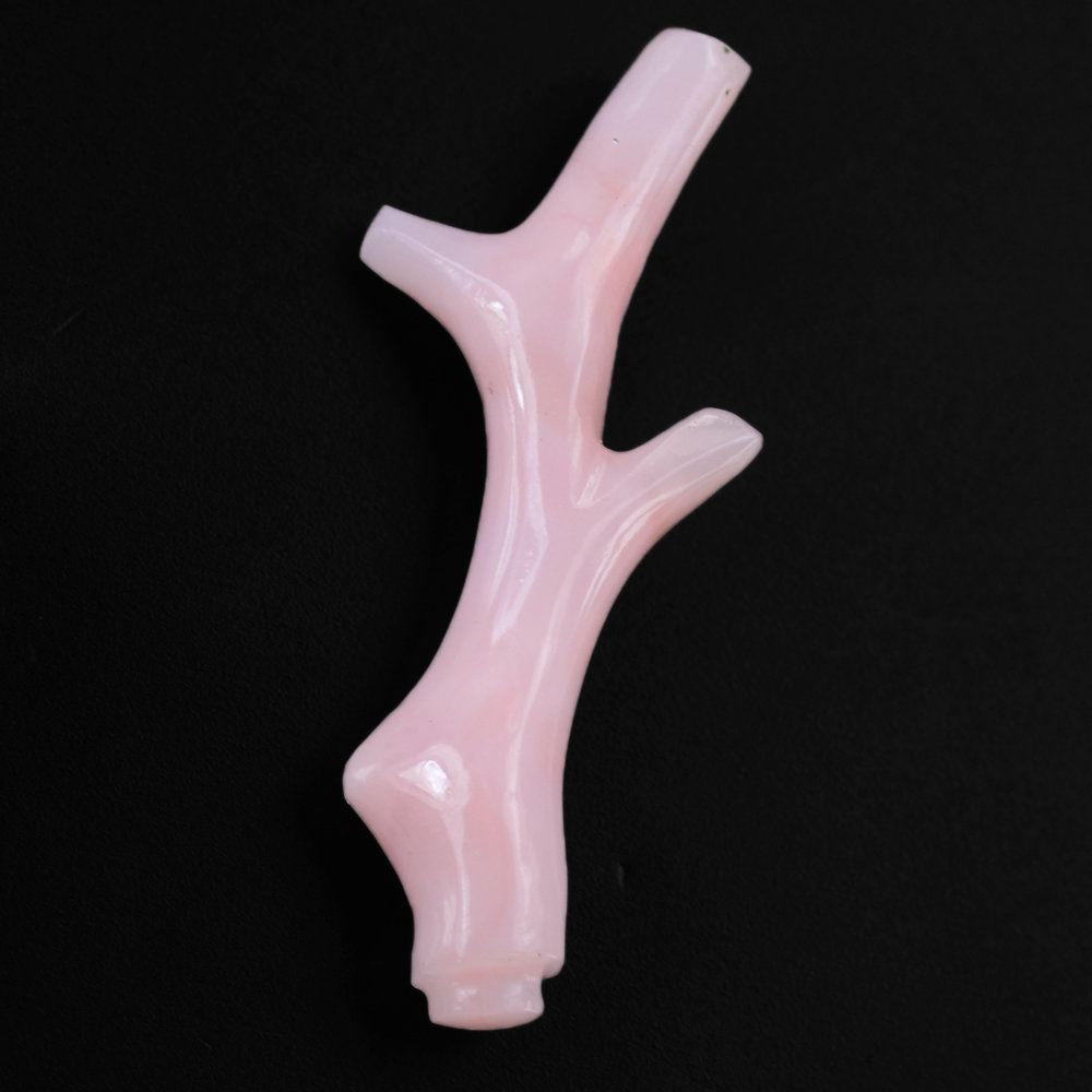 PINK OPAL CORAL BRANCH SHAPE FANCY 30X5MM 5.47 Cts.