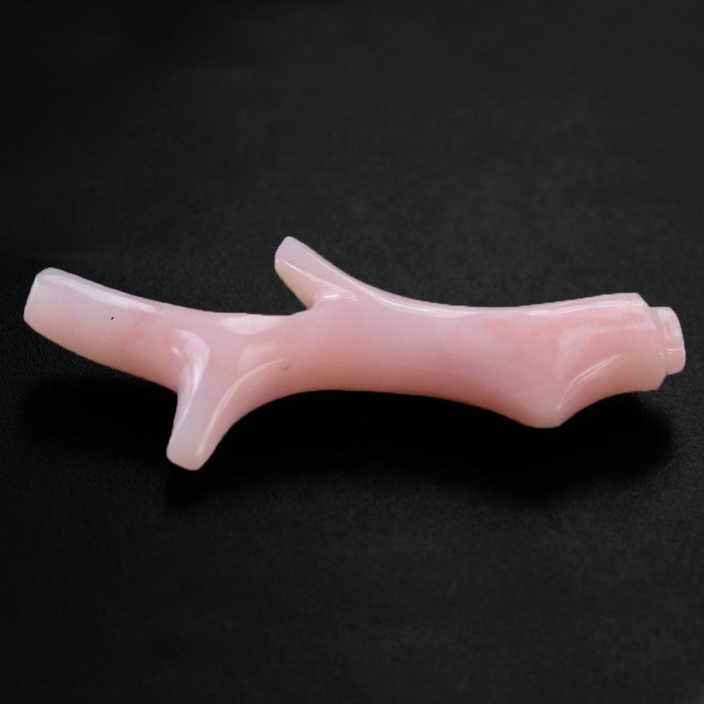PINK OPAL CORAL BRANCH SHAPE FANCY 30X5MM 5.47 Cts.