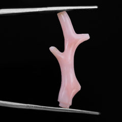 PINK OPAL CORAL BRANCH SHAPE FANCY 30X5MM 5.47 Cts.