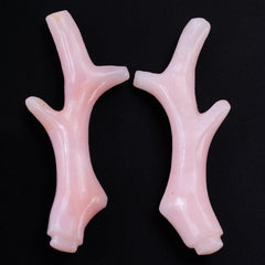 PINK OPAL CORAL BRANCH SHAPE FANCY 30X5MM 5.47 Cts.